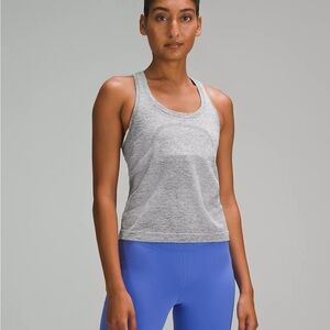 Swiftly tech Gray Racerback Tank 2.0